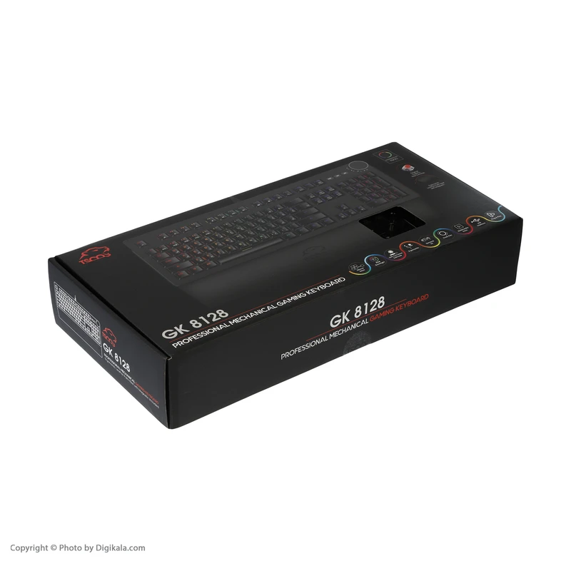 کیبورد مخصوص بازی تسکو مدل GK 8128 کیبورد مخصوص بازی تسکو مدل GK 8128 - تصویر 11
