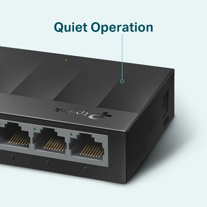 سوییچ 5 پورت گیگابیتی و دسکتاپ تی پی-لینک مدل LS1005G سوییچ 5 پورت گیگابیتی و دسکتاپ تی پی-لینک مدل LS1005G - تصویر 5