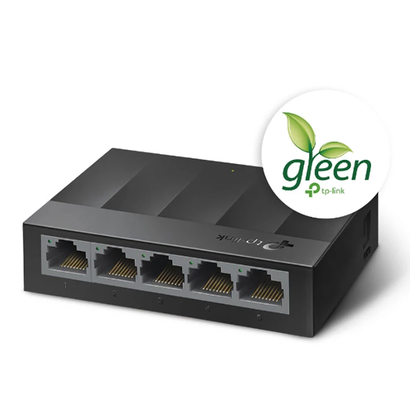 سوییچ 5 پورت گیگابیتی و دسکتاپ تی پی-لینک مدل LS1005G سوییچ 5 پورت گیگابیتی و دسکتاپ تی پی-لینک مدل LS1005G - تصویر 3
