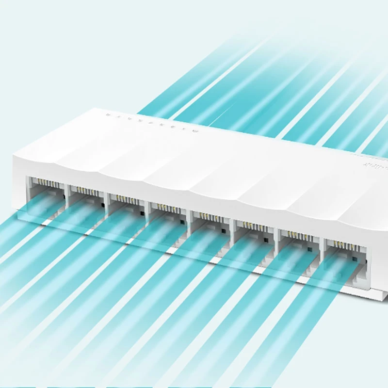 سوییچ 8 پورت مگابیتی و دسکتاپ تی پی-لینک مدل LS1008 سوییچ 8 پورت مگابیتی و دسکتاپ تی پی-لینک مدل LS1008 - تصویر 5