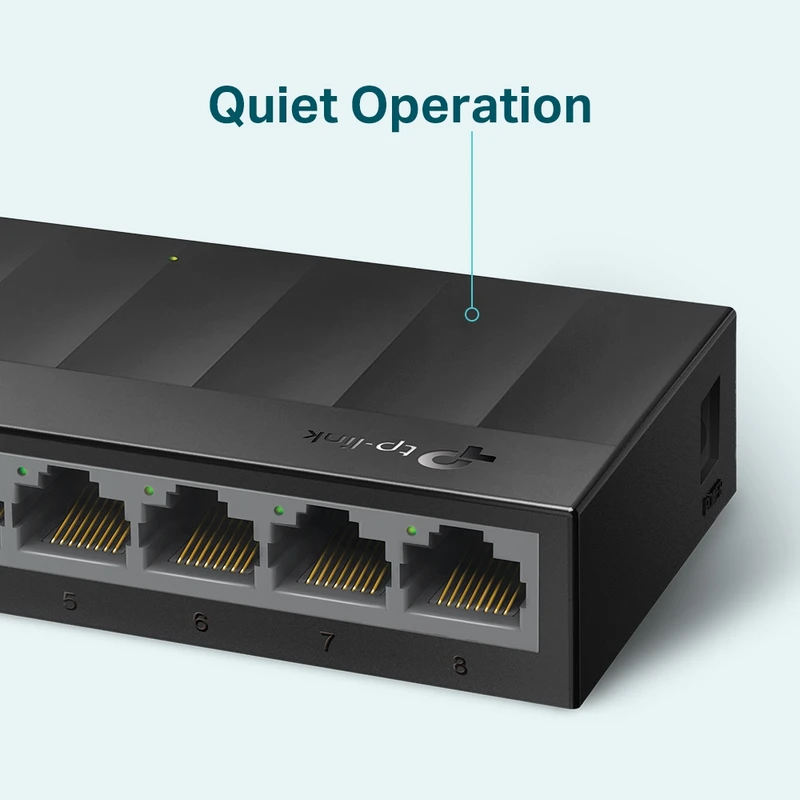 سوییچ 8 پورت گیگابیتی و دسکتاپ تی پی-لینک مدل LS1008G سوییچ 8 پورت گیگابیتی و دسکتاپ تی پی-لینک مدل LS1008G - تصویر 2
